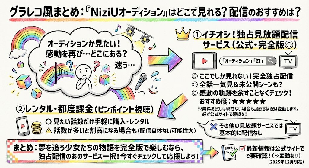 NiziUオーディションはどこで見れる?配信はこれがおすすめ!