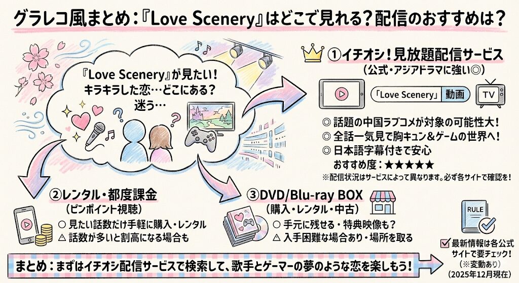 love sceneryはどこで見れる？配信はこれがおすすめ！