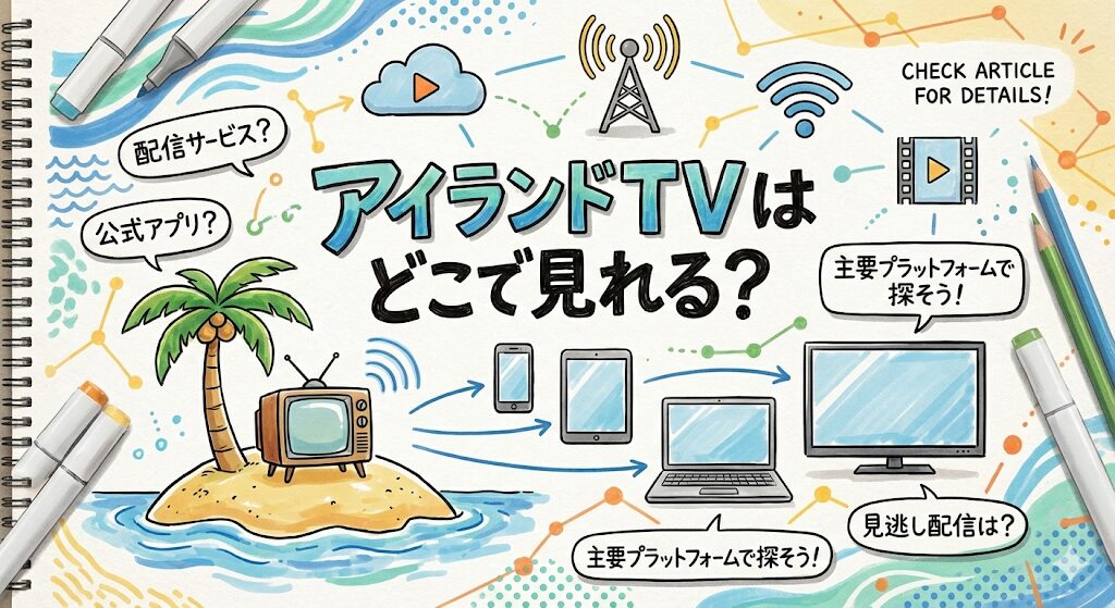 アイランドTVはどこで見れる？配信はこれがおすすめ！