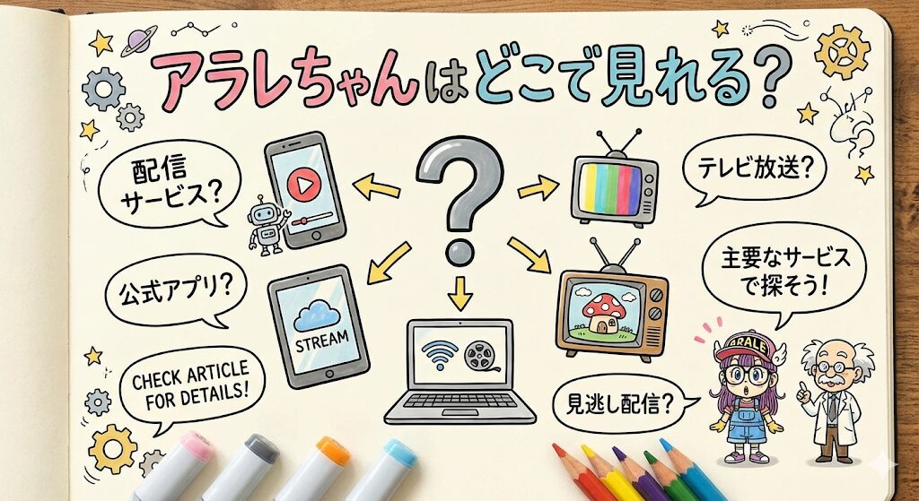アラレちゃんはどこで見れる？