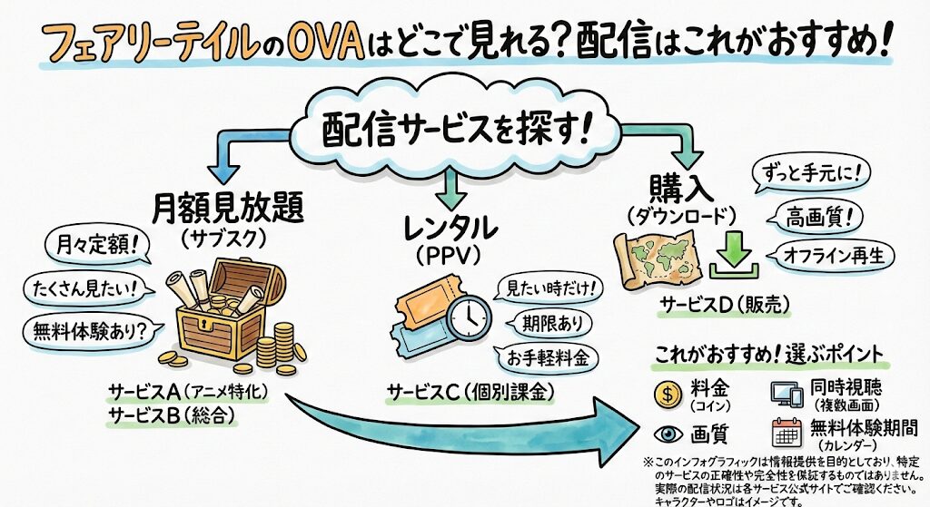 フェアリーテイルのOVAはどこで見れる？配信はこれがおすすめ！