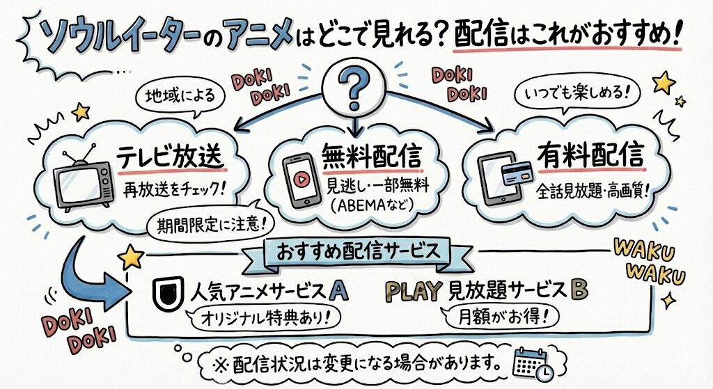 ソウルイーターのアニメはどこで見れる？配信はこれがおすすめ！