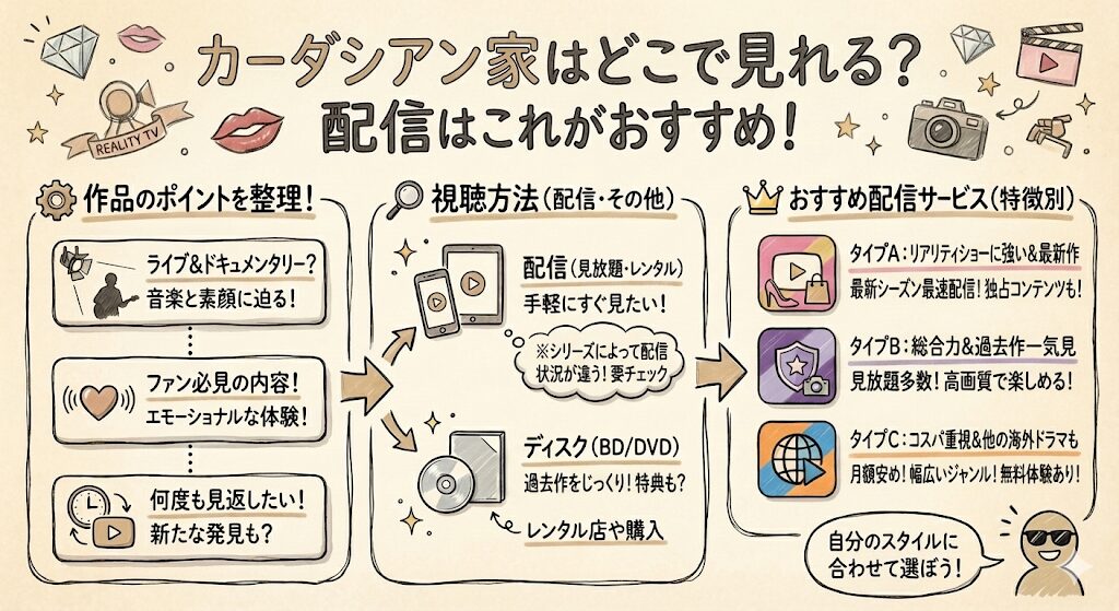 カーダシアン家はどこで見れる？配信はこれがおすすめ！