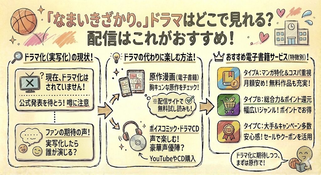 なまいきざかりのドラマはどこで見れる？配信はこれがおすすめ！