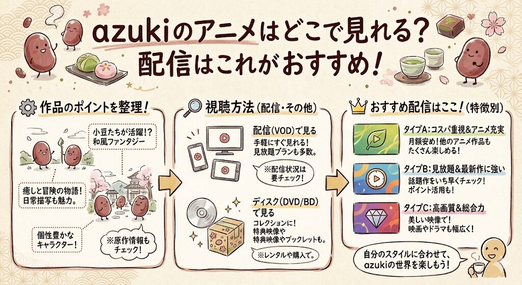 azukiのアニメはどこで見れる？配信はこれがおすすめ！