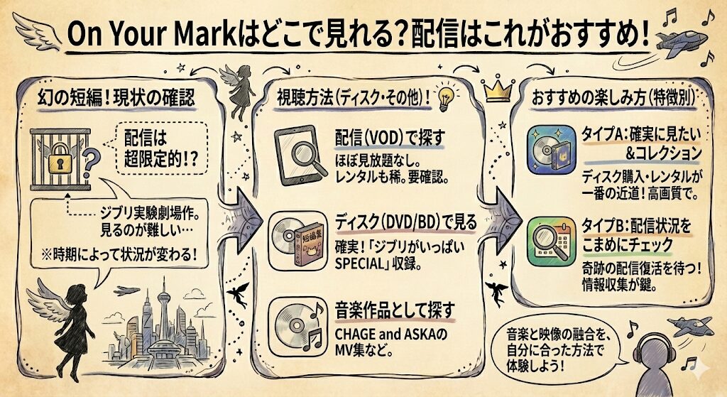 On Your Markはどこで見れる？配信はこれがおすすめ！