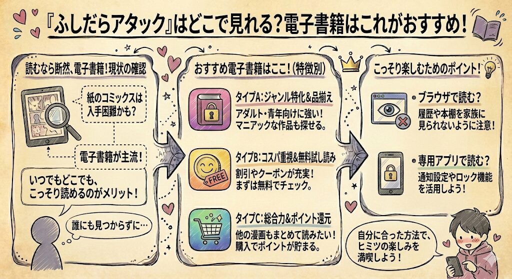 ふしだらアタックはどこで見れる?電子書籍はこれがおすすめ!