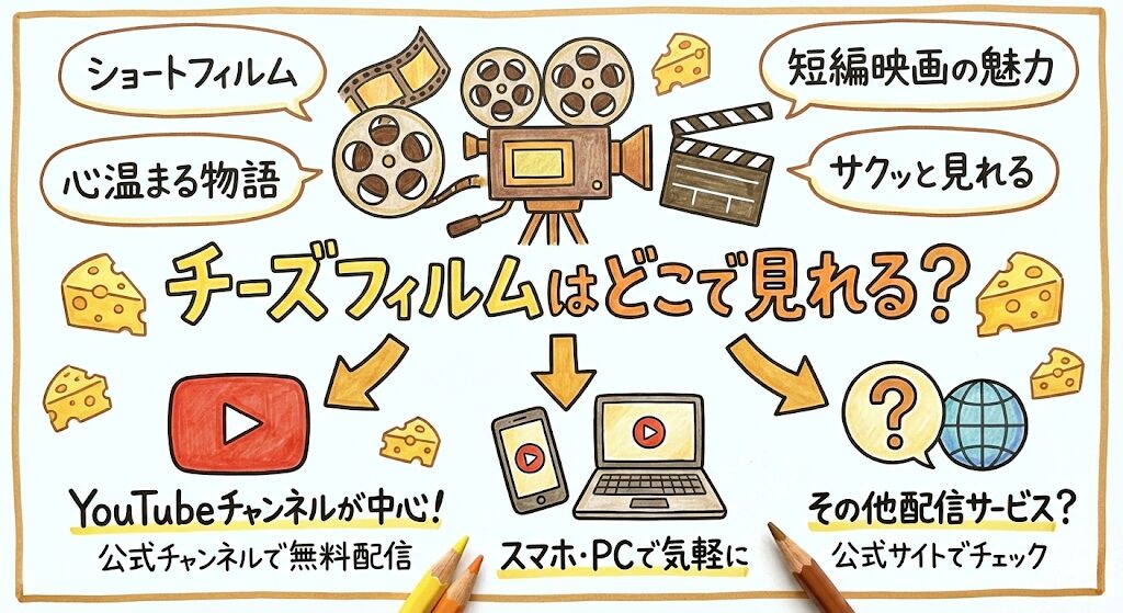 チーズフィルムはどこで見れる?