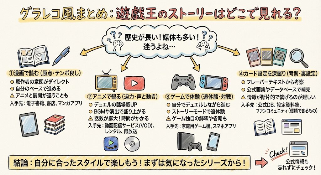 遊戯王のストーリーはどこで見れる?打ち切り?