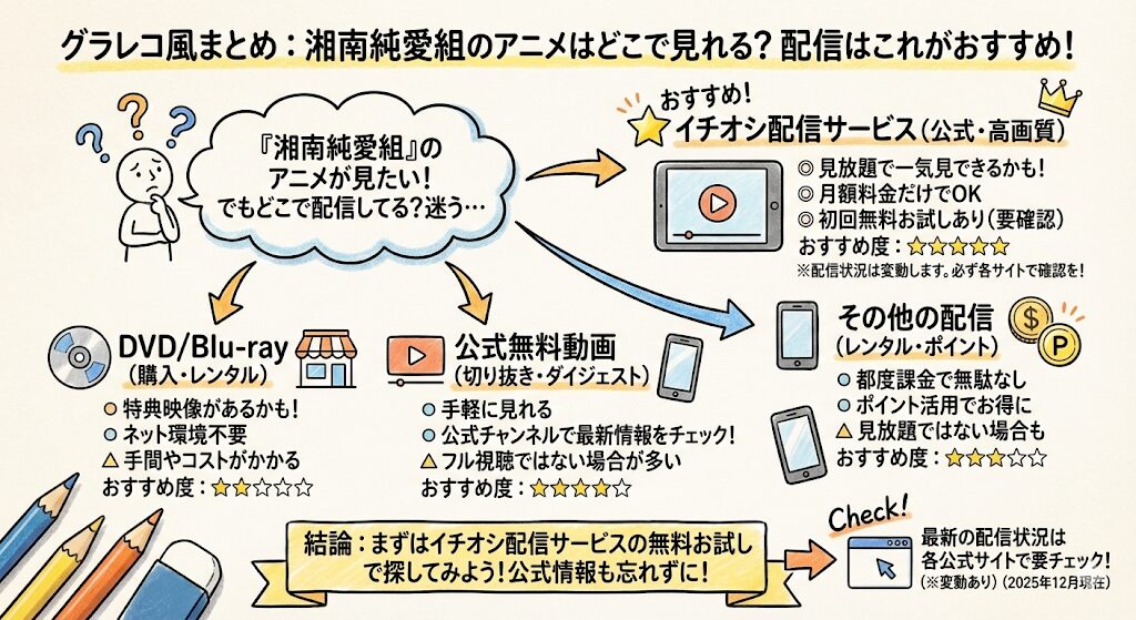 湘南純愛組のアニメはどこで見れる?配信はこれがおすすめ!