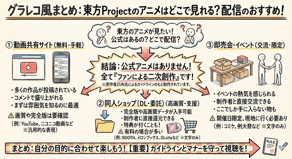 東方projectのアニメはどこで見れる?配信はこれがおすすめ!
