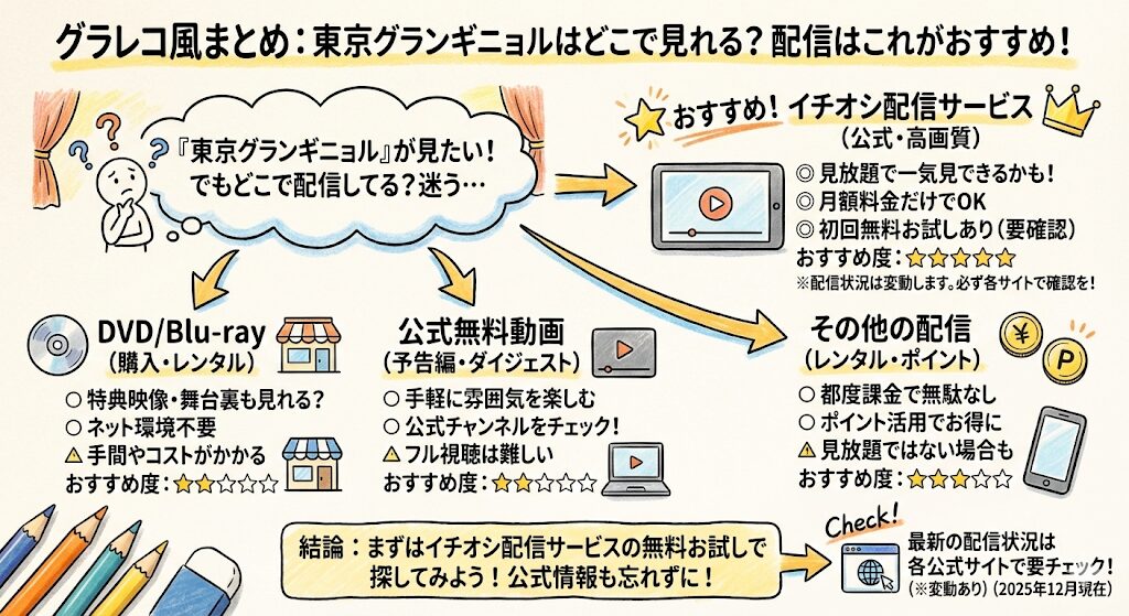 東京グランギニョルはどこで見れる？配信はこれがおすすめ！