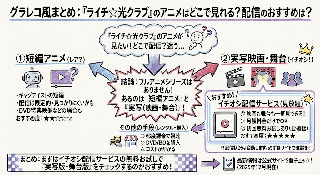 ライチ光クラブのアニメはどこで見れる？配信はこれがおすすめ！