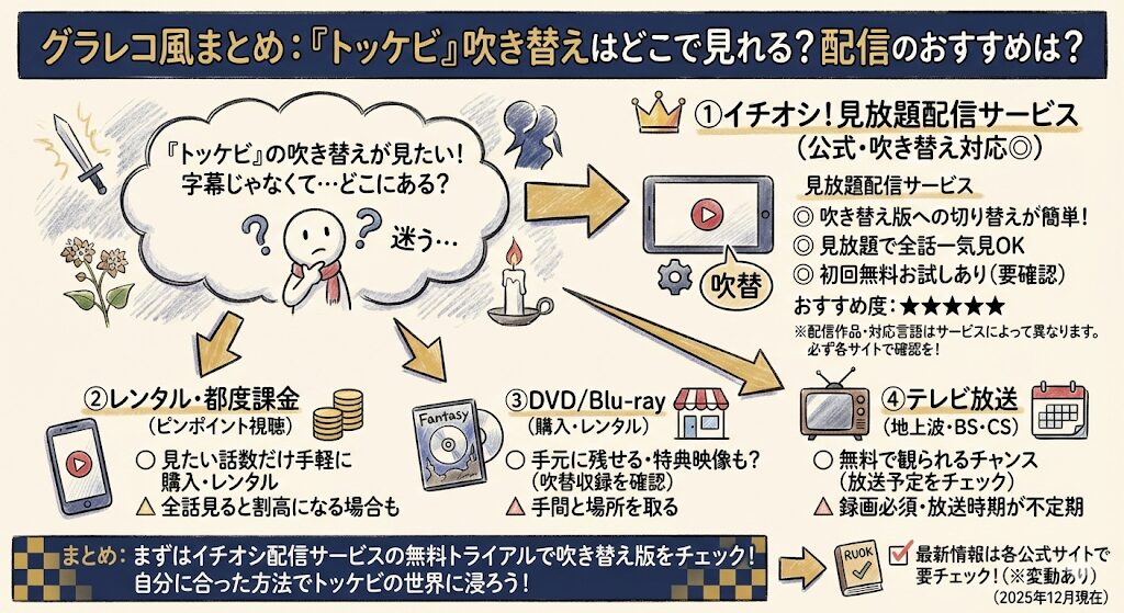トッケビの吹き替えはどこで見れる？配信はこれがおすすめ！