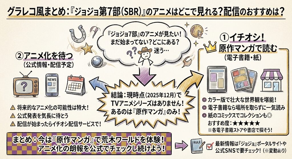 ジョジョ7部のアニメはどこで見れる？配信はこれがおすすめ！