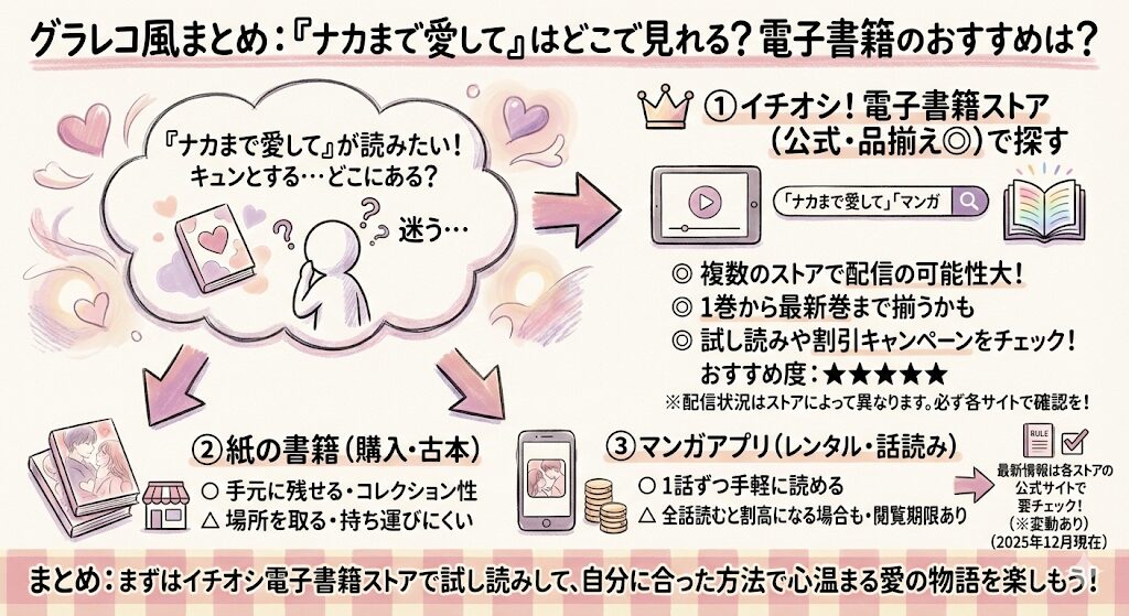 ナカまで愛してはどこで見れる？電子書籍はこれがおすすめ！