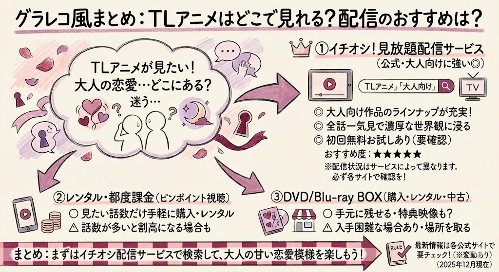 TLアニメはどこで見れる?配信はこれがおすすめ!