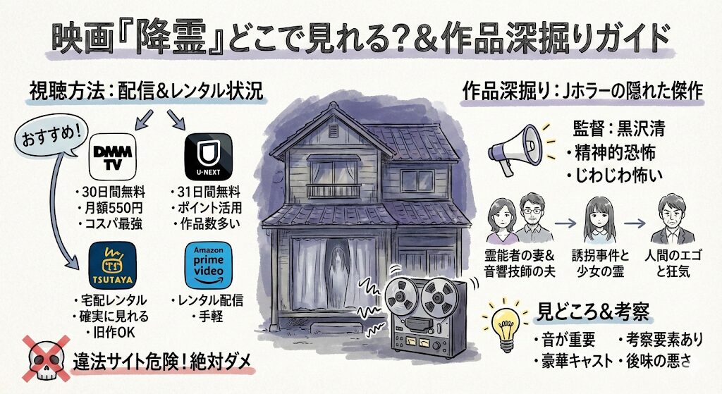 降霊の映画はどこで見れる?配信はこれがおすすめ!