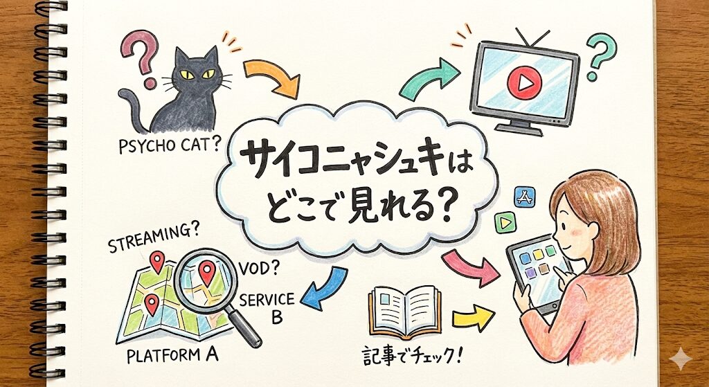 サイコニャシュキはどこで見れる？