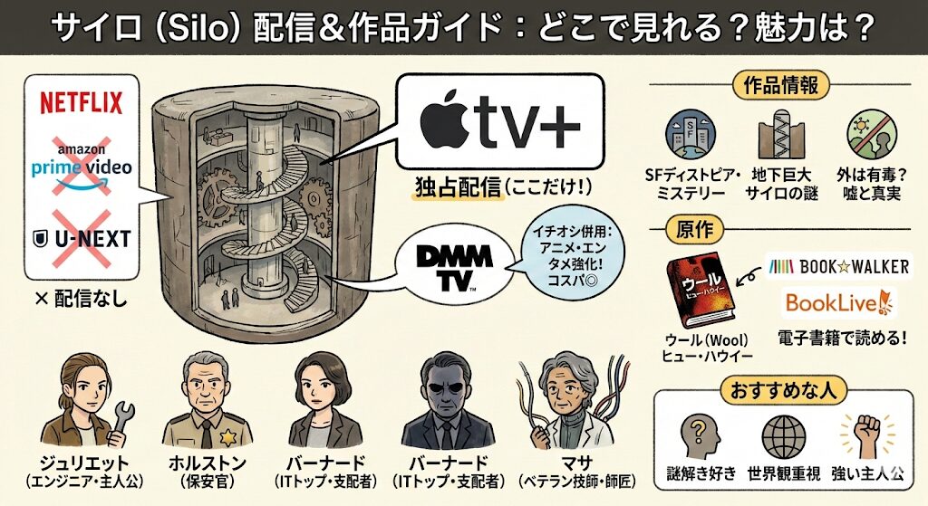 サイロの映画・ドラマはどこで見れる?配信はこれがおすすめ!
