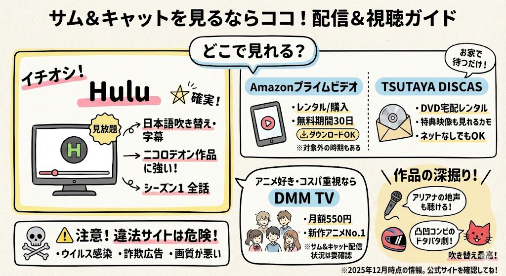 サム&キャットはどこで見れる？配信はこれがおすすめ！
