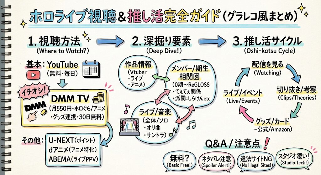 ホロライブはどこで見れる?配信はこれがおすすめ!