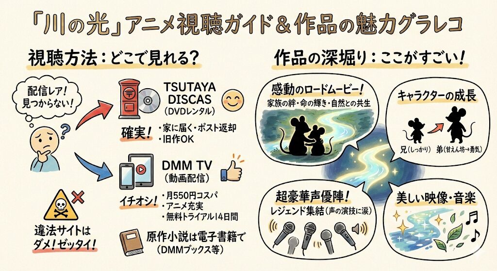 川の光のアニメはどこで見れる？配信はこれがおすすめ！