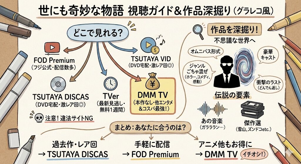 世にも奇妙な物語はどこで見れる？お得な配信はこれがおすすめ！