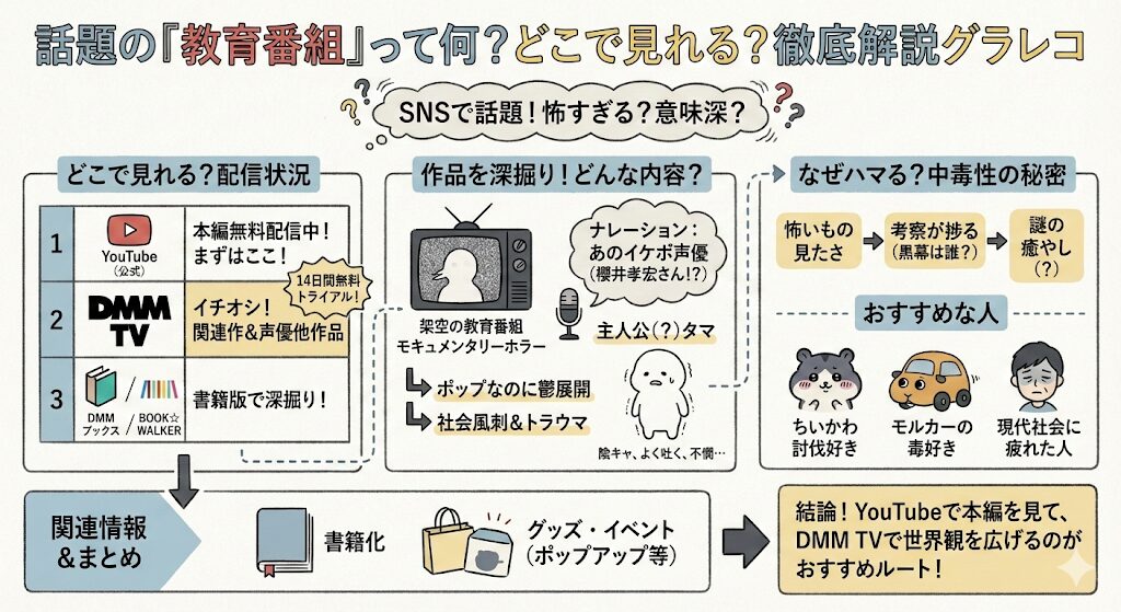 教育番組はどこで見れる?お得な配信はこれがおすすめ!