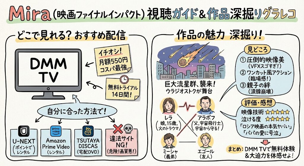 Mira（映画ファイナルインパクト）はどこで見れる？お得な配信はこれがおすすめ！