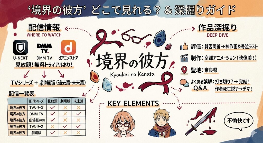 境界の彼方はどこで見れる？