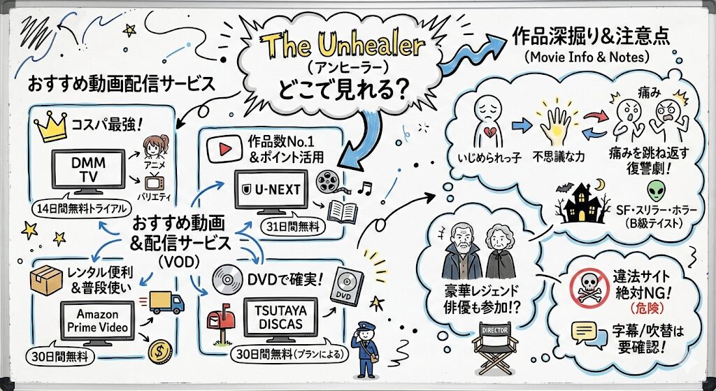 The Unhealerはどこで見れる?動画配信サービスはこれがおすすめ!