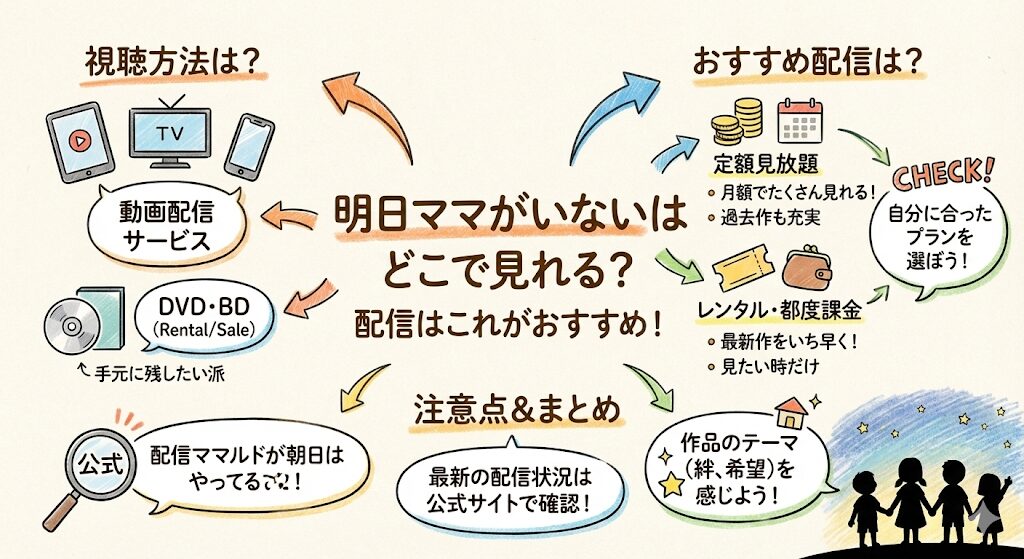 明日ママがいないはどこで見れる？配信はこれがおすすめ！