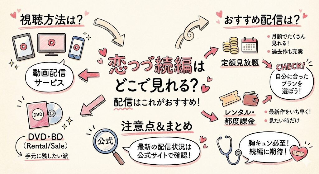恋つづ続編はどこで見れる?配信はこれがおすすめ!
