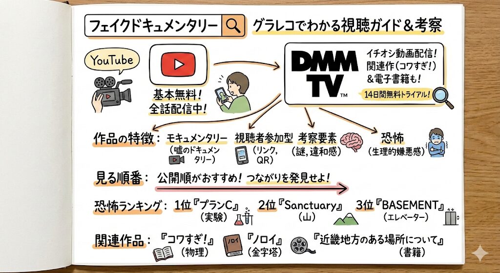 フェイクドキュメンタリーQはどこで見れる?お得な動画配信サービスはこれ!