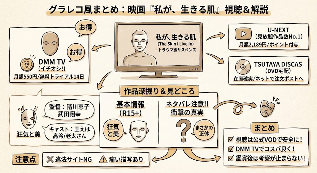 私が、生きる肌はどこで見れる？お得な動画配信サービスはこれがおすすめ！