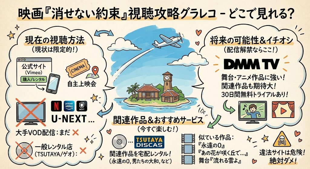 消せない約束（映画）はどこで見れる？お得な動画配信サービスはこれ！