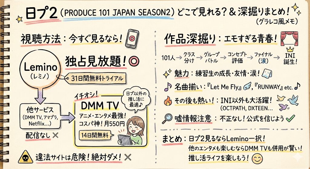 プロデュース101シーズン2はどこで見れる？お得な動画配信はこれ！