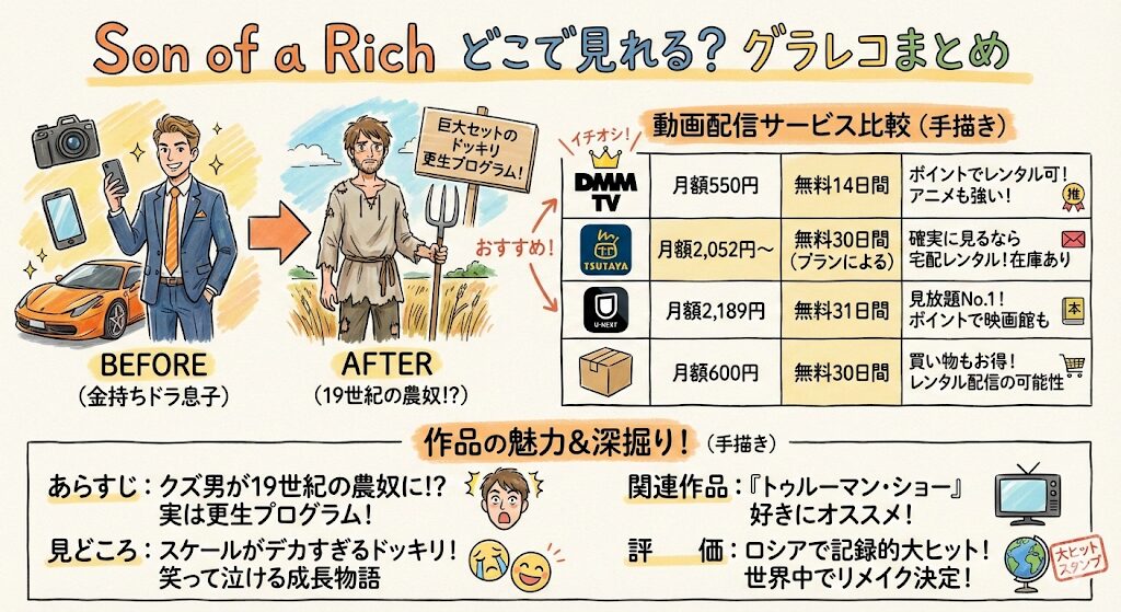 Son of a Richはどこで見れる？お得な動画配信サービスはこれがおすすめ！