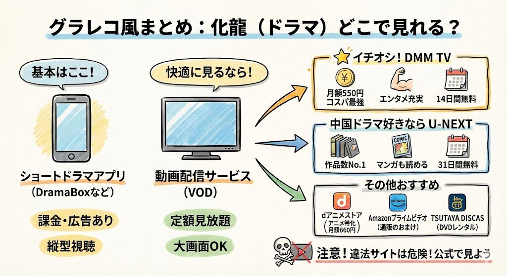 化龍(ドラマ)はどこで見れる?お得な動画配信サービスはこれがおすすめ!