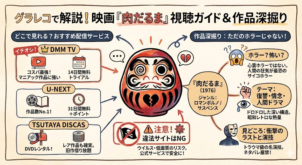 肉だるまの映画はどこで見れる?お得な動画配信サービスはこれがおすすめ!