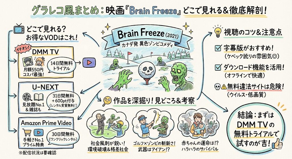 Brain Freezeの映画はどこで見れる？お得な動画配信サービスはこれがおすすめ！