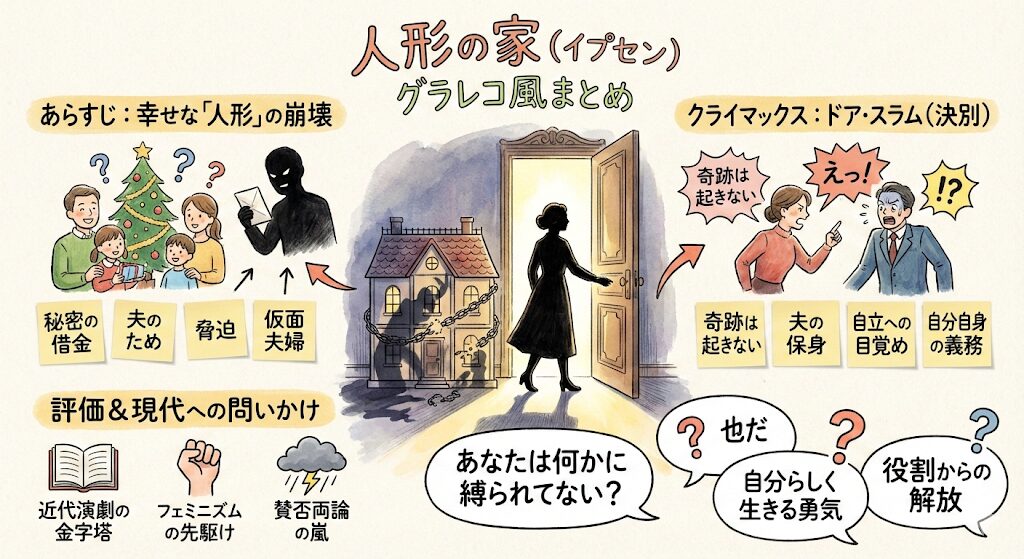人形の家（イプセン）のあらすじ感想ネタバレ考察まるっとレビュー！