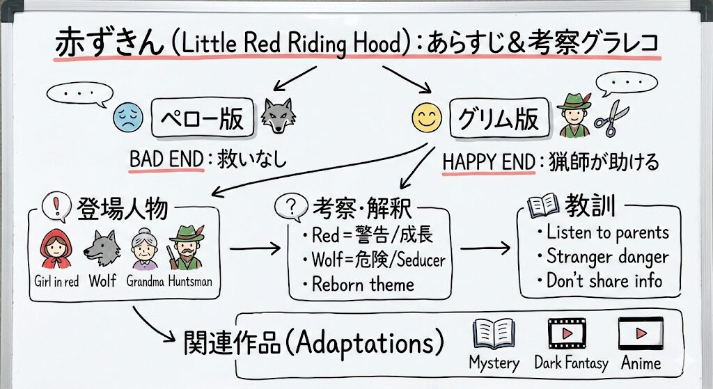 赤ずきんのあらすじを簡単に！感想ネタバレ考察まるっとレビュー！