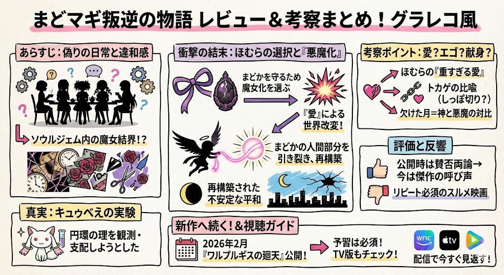 まどマギ叛逆の物語のあらすじ感想ネタバレ考察まるっとレビュー！