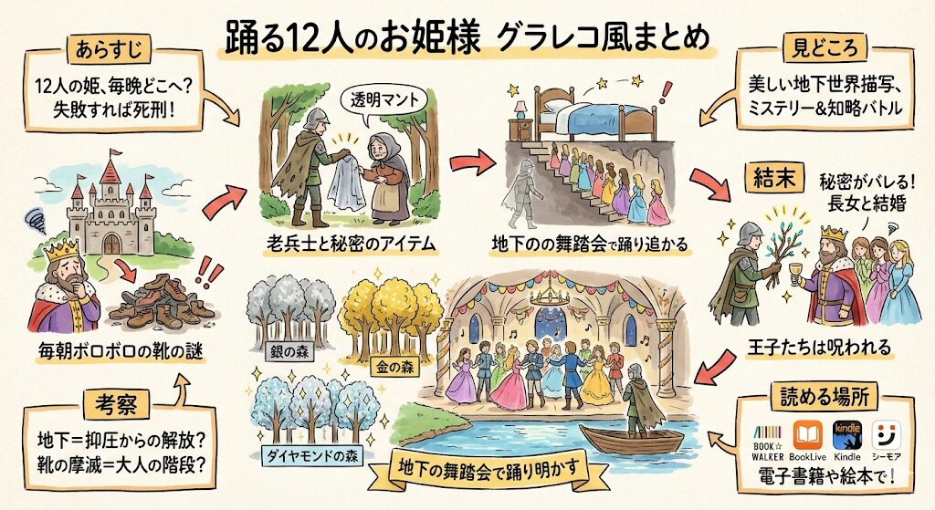 踊る12人のお姫様のあらすじ感想ネタバレ考察まるっとレビュー！