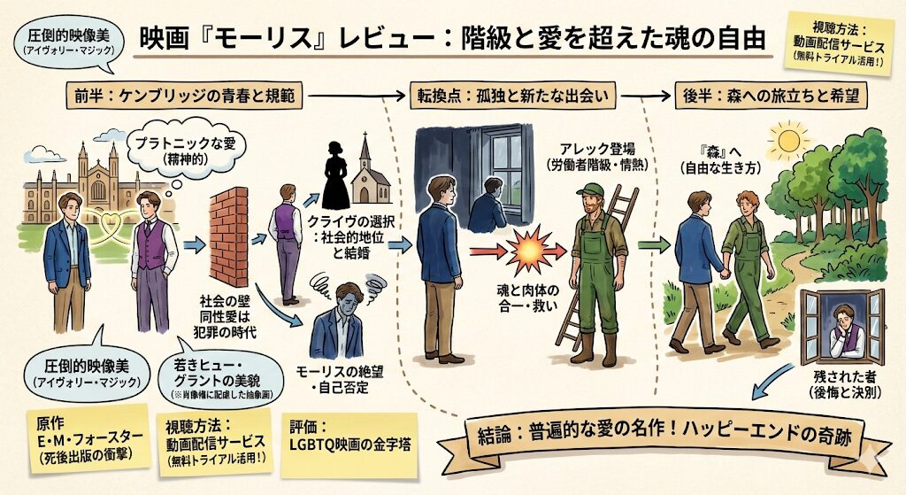 モーリス（映画）のあらすじ感想ネタバレ考察まるっとレビュー！