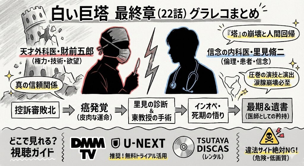 白い巨塔22話のあらすじ感想ネタバレ考察まるっとレビュー！
