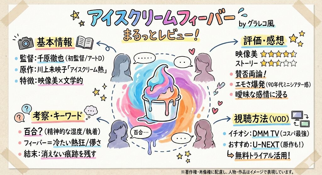 アイスクリームフィーバーのあらすじ感想ネタバレ考察まるっとレビュー!