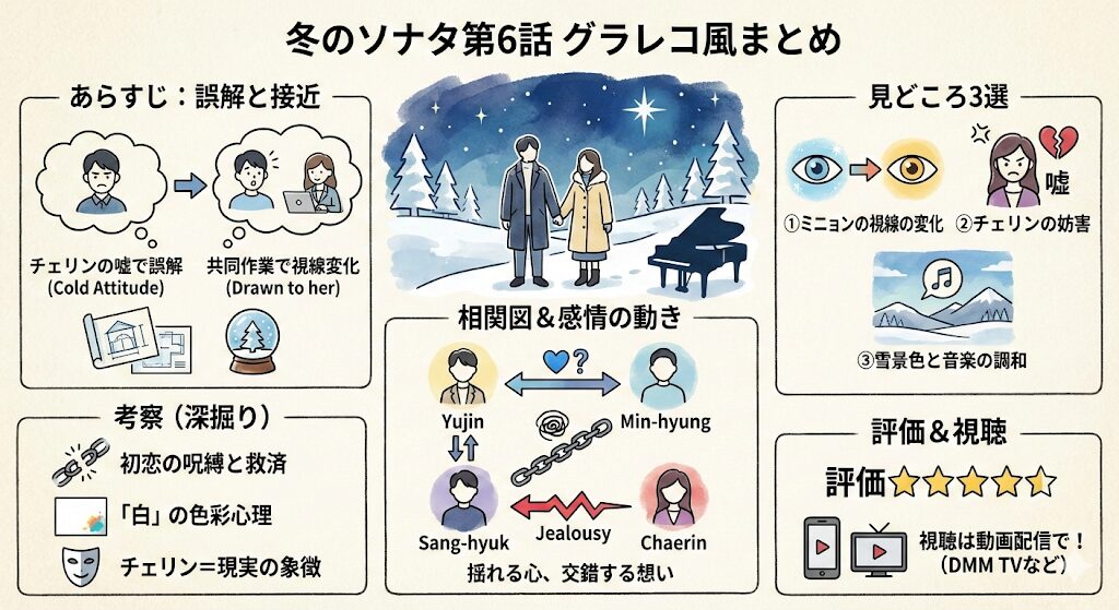 冬のソナタ6話のあらすじ感想ネタバレ考察まるっとレビュー！